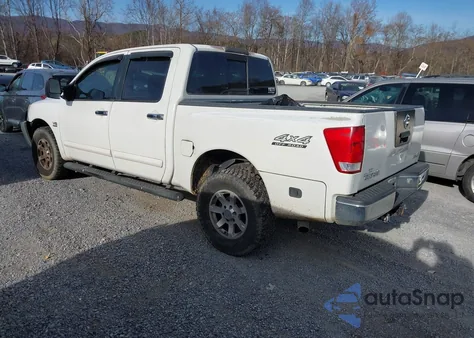 2004 Nissan Titan Le from USA, damaged, VIN 1N6AA07B34N583176